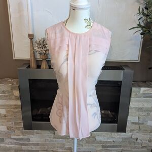 RW&CO. Light Pink Sleeveless Blouse